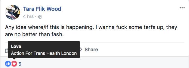 Action for trans health heart comment